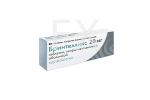 БРИНТЕЛЛИКС таб п/об 20мг n28 Лундбек