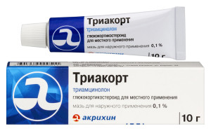 ТРИАКОРТ мазь (туба) 0.1% 10г Польфарма-Польфа-Медана Фарма-Акрихин-Тархоминский ФЗ-Адамед