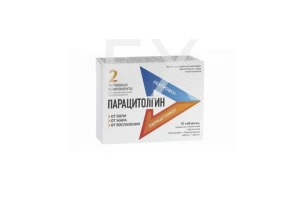 ПАРАЦИТОЛГИН таб п/об 400мг+325мг n10 Алиум-Оболенское фармацевтическое предприятие-Биннофарм