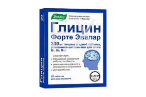 ГЛИЦИН ФОРТЕ таб 300мг n120 Эвалар