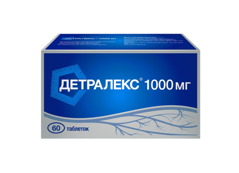 ДЕТРАЛЕКС таб п/об 1000мг n60