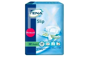 ПОДГУЗНИКИ ВЗРОСЛЫЕ ТЕНА Slip Super M n10 Эссити-SCA-Хайджин-Молнлик