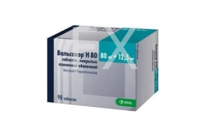 ВАЛЬСАКОР Н таб п/об 80мг+12.5мг n90 КРКА-Валфарма