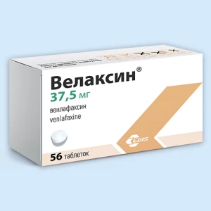 ВЕЛАКСИН таб 37.5мг n28 Эгис-Вест Фарма-Феррер