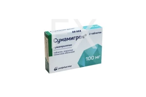 СУМАМИГРЕН таб п/об 100мг n2