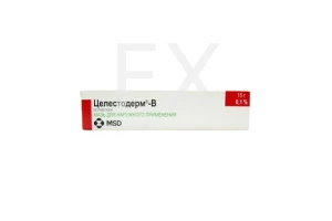 ЦЕЛЕСТОДЕРМ-В мазь (туба) 0.1% 15г