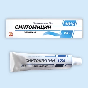 СИНТОМИЦИНА ЛИНИМЕНТ линим. (туба) 10% 25г Алтайвитамины