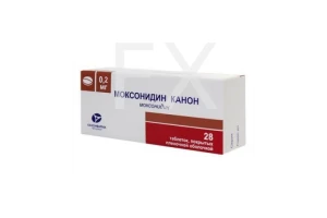 МОКСОНИДИН таб п/об 0.2мг n28 Канонфарма продакшн-Радуга продакшн-Завод им. ак. В.П.Филатова