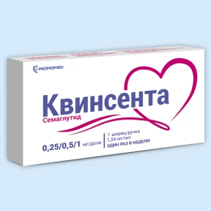 КВИНСЕНТА р-р д/ин. (шприц-ручка) 0.25/0.5мг/доза - 1.5мл n1 Медсинтез