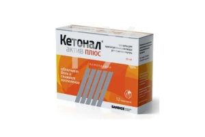 КЕТОНАЛ АКТИВ ПЛЮС гран. д/р-ра (пак.) 80мг n12 Берлин-Хеми-Фарма-Менарини-Файн Фудс-Драгенофарм-Гуидотти
