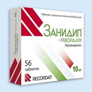 ЗАНИДИП-РЕКОРДАТИ таб п/об 20мг n28 Бушара-Рекордати-Софартекс