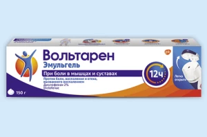 ВОЛЬТАРЕН эмульгель (туба) 2% - 150г n1 ГлаксоСмитКляйн-Стаффорд-СмитКлян Бичем-Вэлком-Оперейшнс-Фармар