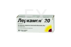 ЛЕРКАМЕН таб п/об 20мг n60 Берлин-Хеми-Фарма-Менарини-Файн Фудс-Драгенофарм-Гуидотти