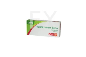 КАРВЕДИЛОЛ таб 12.5мг n30 Плива-Тева-АВД-Айвэкс-Актавис-Балканфарма-Дупница-Здравле