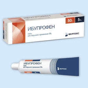 ИБУПРОФЕН гель (туба) 5% 50г n1 Вертекс