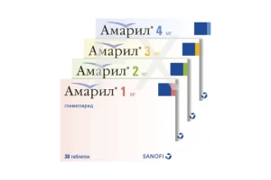АМАРИЛ таб 1мг n30 Санофи Авентис-Авентис Фарма-Наттерманн-Хиноин-Биоком-Опелла Хелскеа