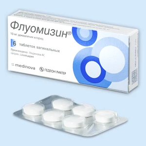 ФЛУОМИЗИН таб ваг. n6