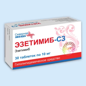 ЭЗЕТИМИБ таб 10мг n30