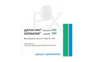 ДЕПАКИН ЭНТЕРИК таб п/об 300мг n100 Санофи Авентис-Авентис Фарма-Наттерманн-Хиноин-Биоком-Опелла Хелскеа