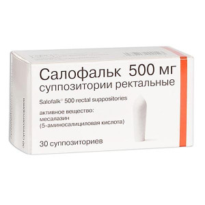 САЛОФАЛЬК свечи 500мг n30 Доктор Фальк Фарма-Лозан