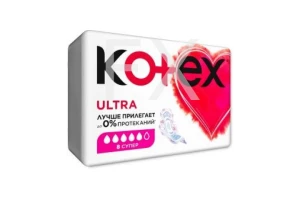 ПРОКЛАДКИ ГИГИЕНИЧЕСКИЕ Котекс (Kotex) Ultra Супер n8 Кимберли Кларк-Хаггис