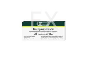 КО-ТРИМОКСАЗОЛ таб 480мг n20