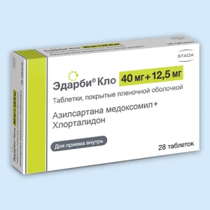 ЭДАРБИ КЛО таб 40мг+25мг n28 Хемофарм-Хемомонт-Нижфарм-Штада-Урсафарм