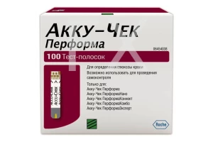 ТЕСТ ПОЛОСКИ К ГЛЮКОМЕТРУ Акку-Чек (Accu-chek) Performa n100 Рош Диабетс Кеа