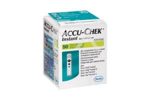 ТЕСТ ПОЛОСКИ К ГЛЮКОМЕТРУ Акку-Чек (Accu-chek) Instant n50 Рош Диабетс Кеа