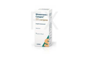 МОМЕТАЗОН спрей назал. (фл.) 50мкг/доза 140доз Новартис-Сандоз-Салютас-Гермес-Лек-Линдофарм-Гексал-СТИ Пластик