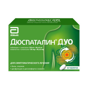 ДЮСПАТАЛИН ДУО таб п/об 135мг+84.43мг n30 Верофарм