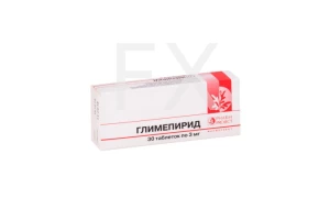 ГЛИМЕПИРИД таб 3мг n30 Вертекс