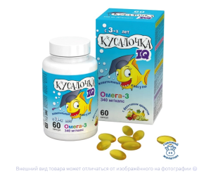 КУСАЛОЧКА АЙКЬЮ ОМЕГА капс. жев. n60 РеалКапс
