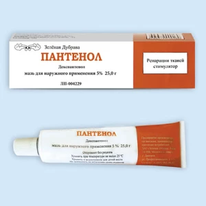 ПАНТЕНОЛ мазь (туба) 5% 30г Зеленая дубрава