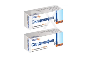 СИЛДЕНАФИЛ таб п/об 50мг n4 Плива-Тева-АВД-Айвэкс-Актавис-Балканфарма-Дупница-Здравле