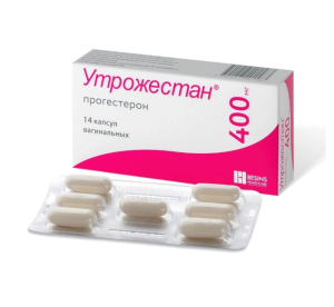 УТРОЖЕСТАН капс. 400мг n14