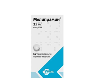 МЕЛИПРАМИН таб п/об 25мг n50