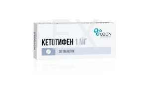 КЕТОТИФЕН таб 1мг n30 Озон-Атолл-Риф