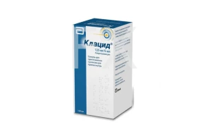 КЛАЦИД гран. д/сусп. (фл.) 125мг/5мл - 100мл (70.48г) n1 Эбботт-Солвей-Эббви
