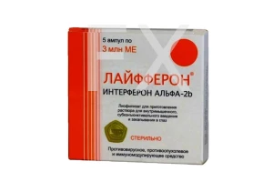 ЛАЙФФЕРОН р-р д/ин. (фл.) 1млн.МЕ n5 Вектор-Медика