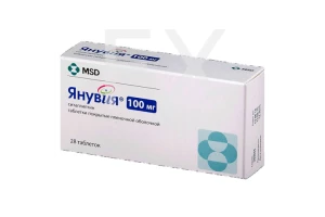 ЯНУВИЯ таб п/об 100мг n28 МСД Консьюмер Кеа
