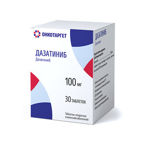 ДАЗАТИНИБ-НАТИВ таб п/об 100мг n30 Фармментал групп