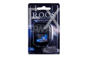 РОКС (R.O.C.S.) зубная нить Black Edition 40м Орапро