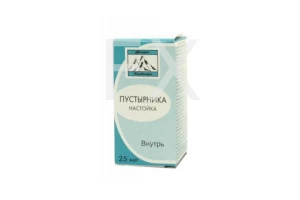 ПУСТЫРНИК настойка (фл.) 25мл Московская фармацевтическая фабрика