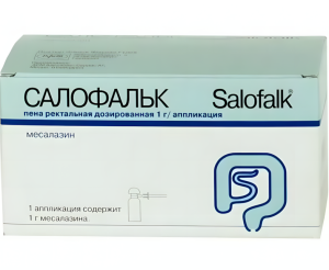 САЛОФАЛЬК пена рект. (баллон) 1г/апплик. n1 Аэрозол Сервис