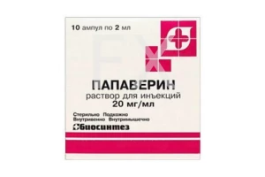 ПАПАВЕРИНА ГИДРОХЛОРИД р-р д/ин (амп.) 2% - 2мл n10 Биосинтез