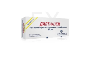 ДИЛТИАЗЕМ ретард таб п/об 90мг n30 Алкалоид