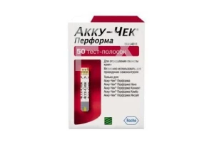 ТЕСТ ПОЛОСКИ К ГЛЮКОМЕТРУ Акку-Чек (Accu-chek) Performa n50 Рош - Ф. Хоффманн-Ля Рош Лтд-Рош Диабетс кеа