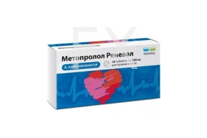 МЕТОПРОЛОЛ таб 100мг n30 Велфарм