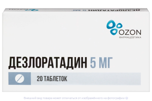 ДЕЗЛОРАТАДИН таб п/об 5мг n20 Озон-Атолл-Риф
